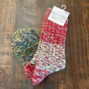 Women's Colorful Knit Socks